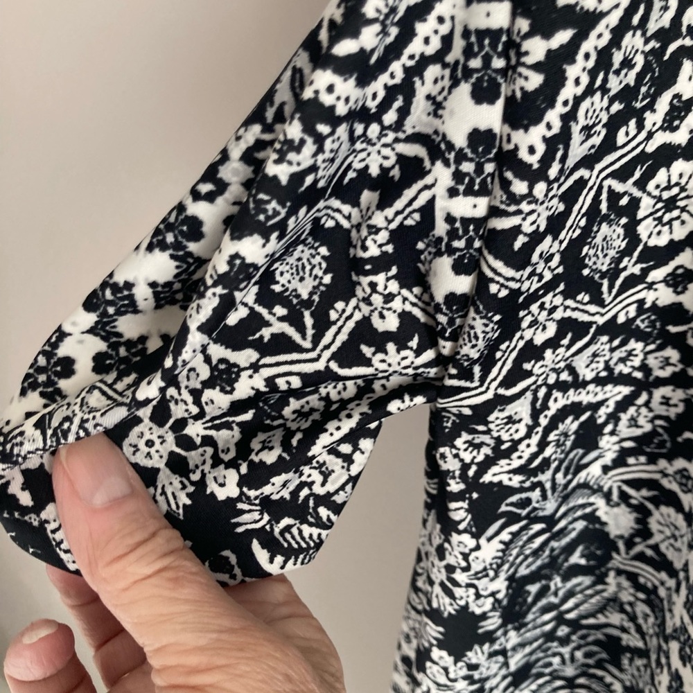NWT Med Honey and lace tee flare dress - Picture 4 of 6